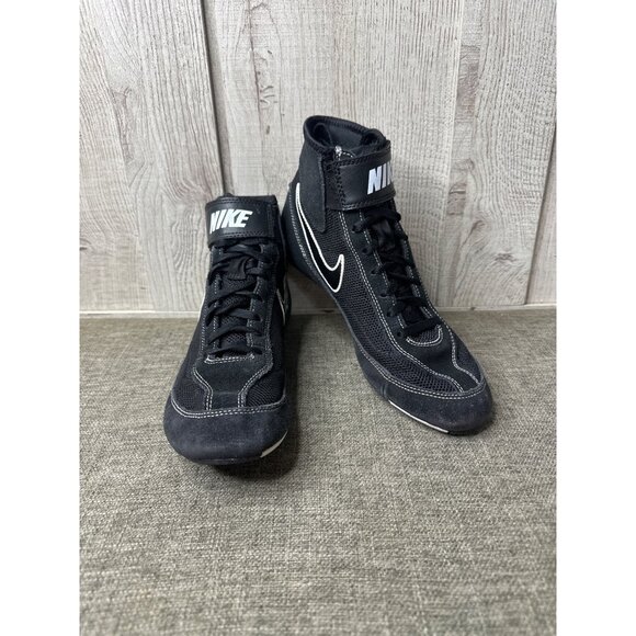 Nike Other - Nike Black & White Lightweight Wrestling Training Shoes Mens Size 7.5